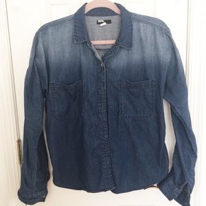 BDG for UO | Ombré Denim Chambray  Shirt